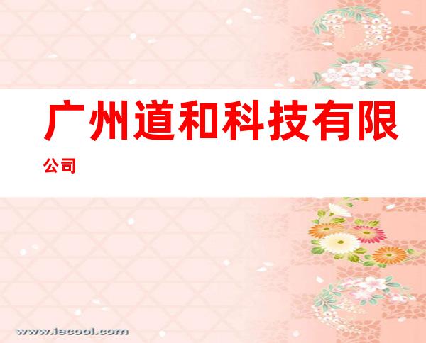 广州道和科技有限公司